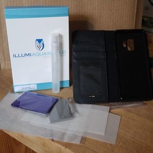 Galaxy S9 phone case and screen shield kit